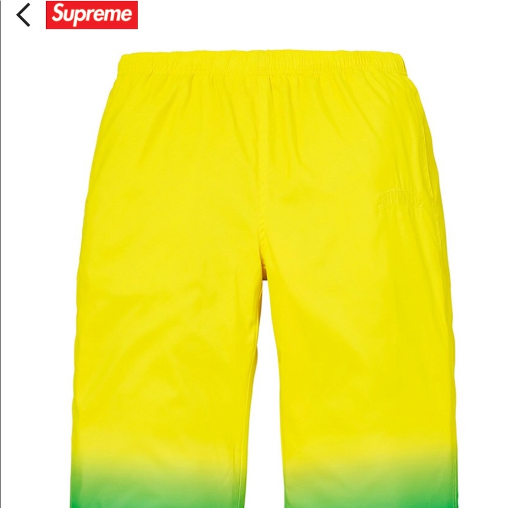 Supreme Yellow Gradient Track Pants (limited)
